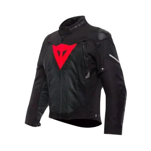 Dainese Super Sprint D-Dry Jacket Black/Black/Red Lava