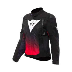 Dainese Super Sprint D-Dry Jacket Woman Black/Fuchsia/White