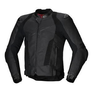 Alpinestars Missile V3 Airflow Leather Jacket Black/Black