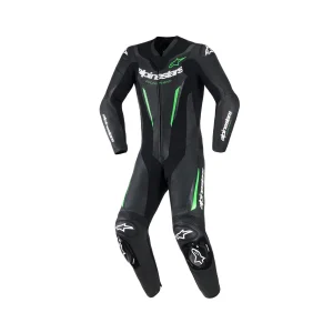 Alpinestars GP Force V2 Leather Suit 1PC Black/Green