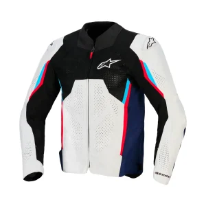 Alpinestars Ast V3 Air Jacket Silver/Deep Blue/Bright Red
