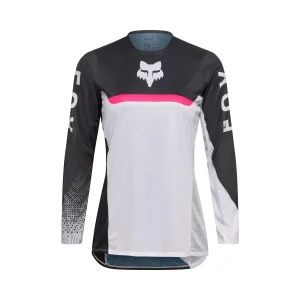 Fox Flexair Fracture Women Jersey White/Black