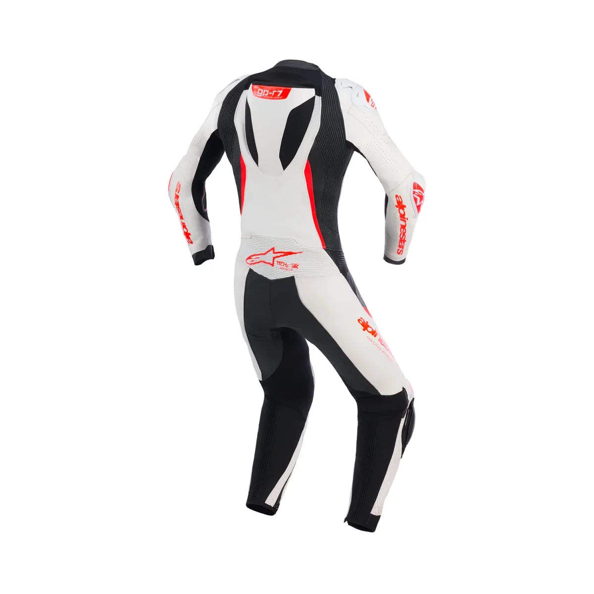 Alpinestars Stella GP-R7 1PC Leather Suit White/Black/Red Fluo - immagine 3