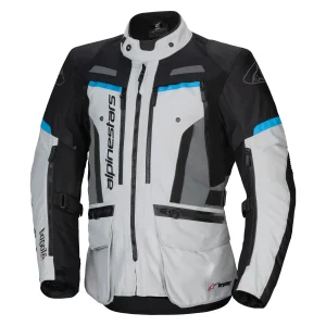 Alpinestars Bogota' Pro Drystar Jacket Ice Gray/Black/Cyan