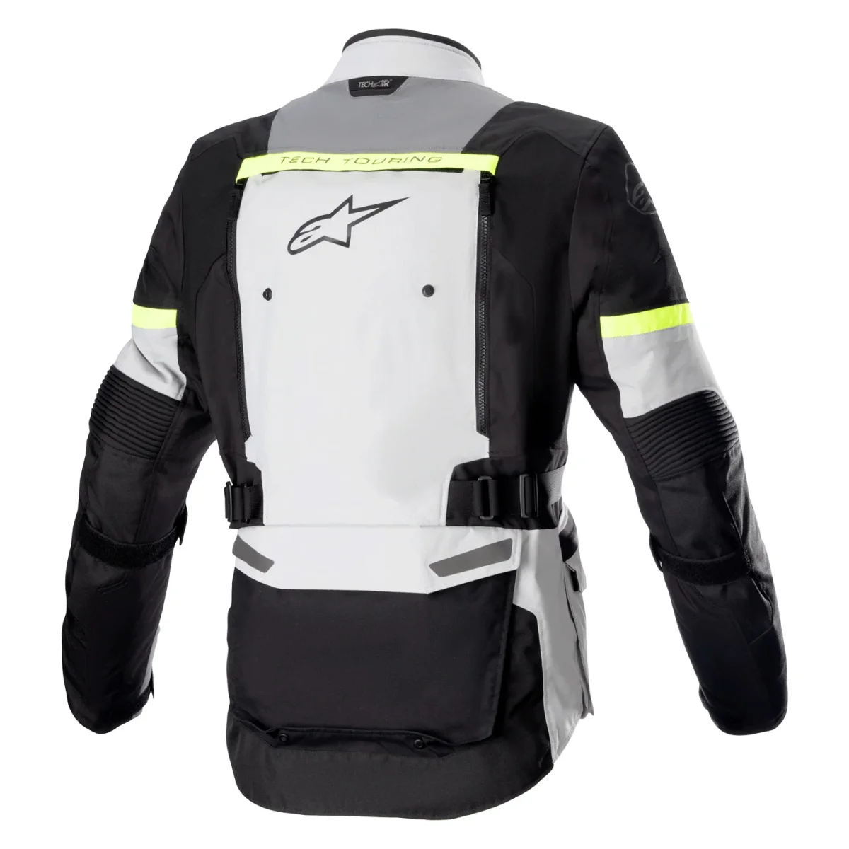 Alpinestars Bogota' Pro Drystar Jacket Ice Gray/ Dark Gray/ Yellow Fluo - immagine 3