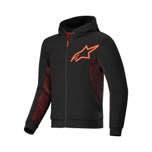 Alpinestars Chrome Air Sport Hoodie Black/Red Fluo