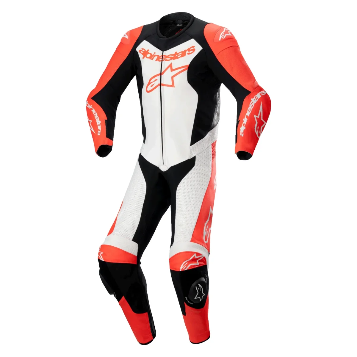 Alpinestars GP Force Lurv Leather Suit 1PC Red Fluo/White/Black - immagine 2