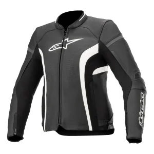 Alpinestars Stella Kira V2 Leather Jacket Black/ White