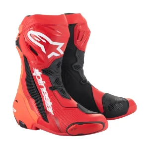 Alpinestars Supertech R Boots Brigth Red/Red Fluo