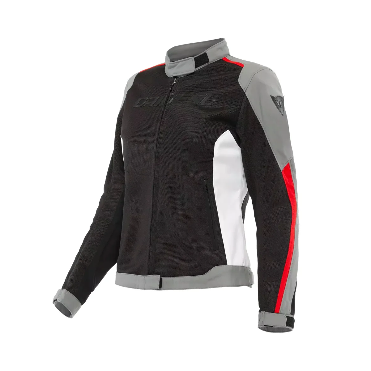 Dainese Hydraflux 2 Air Lady D-Dry Jacket Black/Charcoal Gray/Lava Red - immagine 2