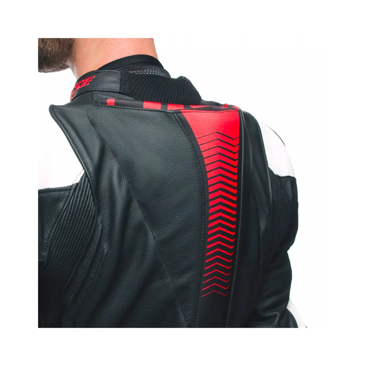 Dainese Laguna Seca 5 2PC Leather Suit Black/Black/Lava Red - immagine 8