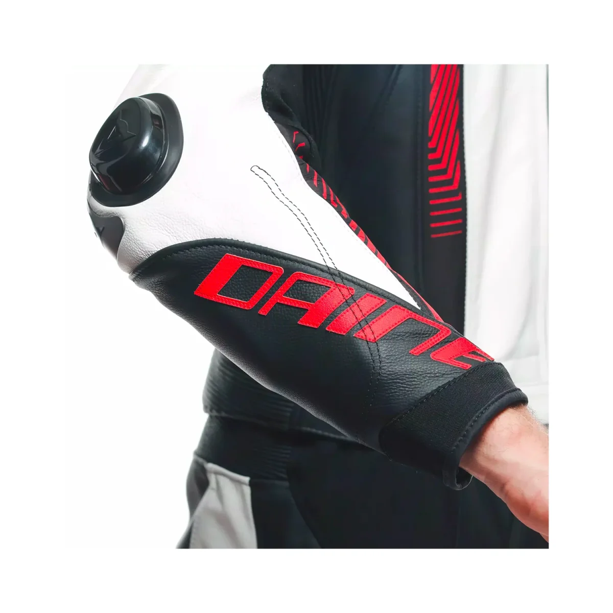 Dainese Laguna Seca 5 2PC Leather Suit Black/Black/Lava Red - immagine 9