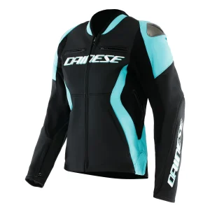 Dainese Racing 5 Lady Leather Jacket Black/Water