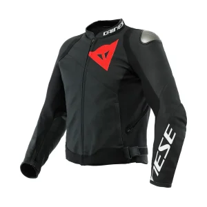 Dainese Sportiva Leather Jacket Perforated Black/Black/Black