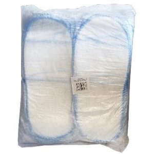 Ciabattina aperta in tnt bordino azzurro 100 Pcs Roial