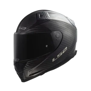 LS2 Vector II Carbon Helmet Solid Black