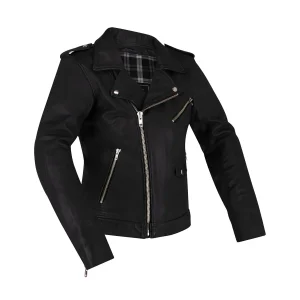 Richa Brighton Leather Jacket Women Black