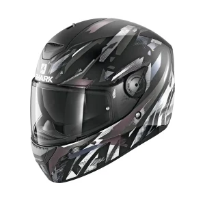 Shark D-Skwal Helmet Kanhji Grey/White/Black Matt